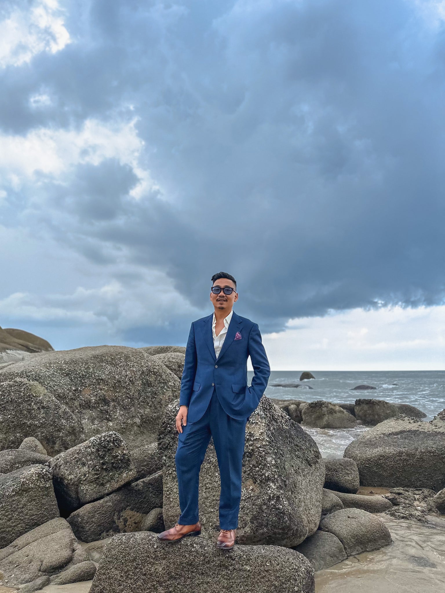 Italian Navy Blue Suit – Leon Suits