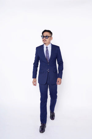 RTW CONTEMPORARY Navy Windowpane