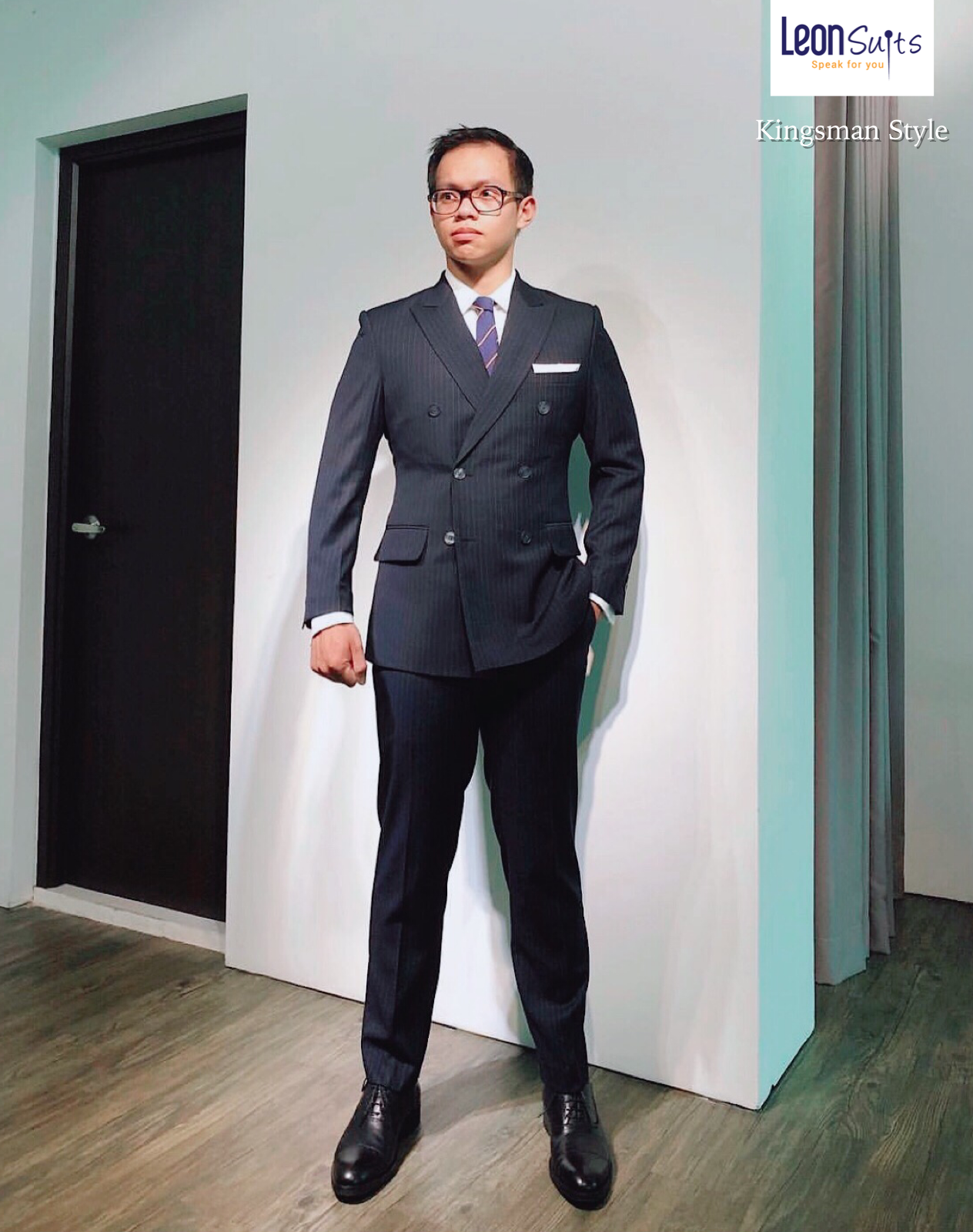 Custom Made ‘Kingsman’ Double-breasted Suit