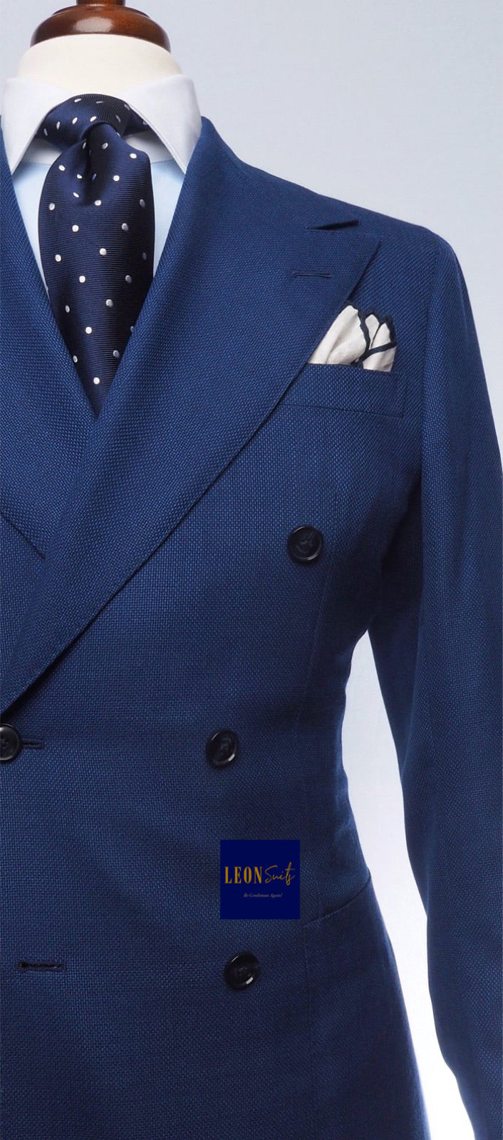bespoke royal blue suit