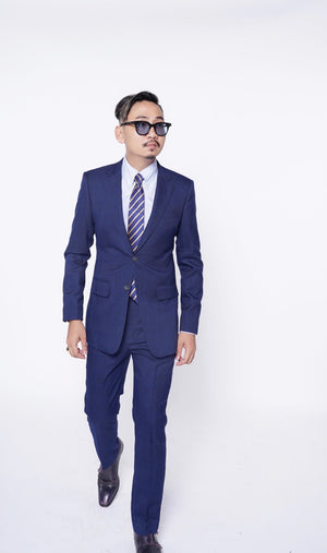 RTW CONTEMPORARY Navy Windowpane