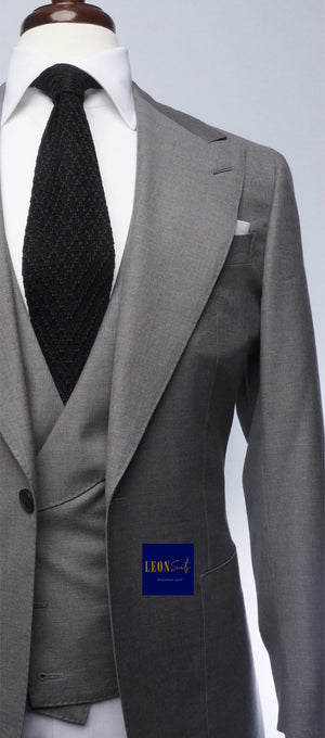 Premium Bespoke Grey 3-Piece Suit