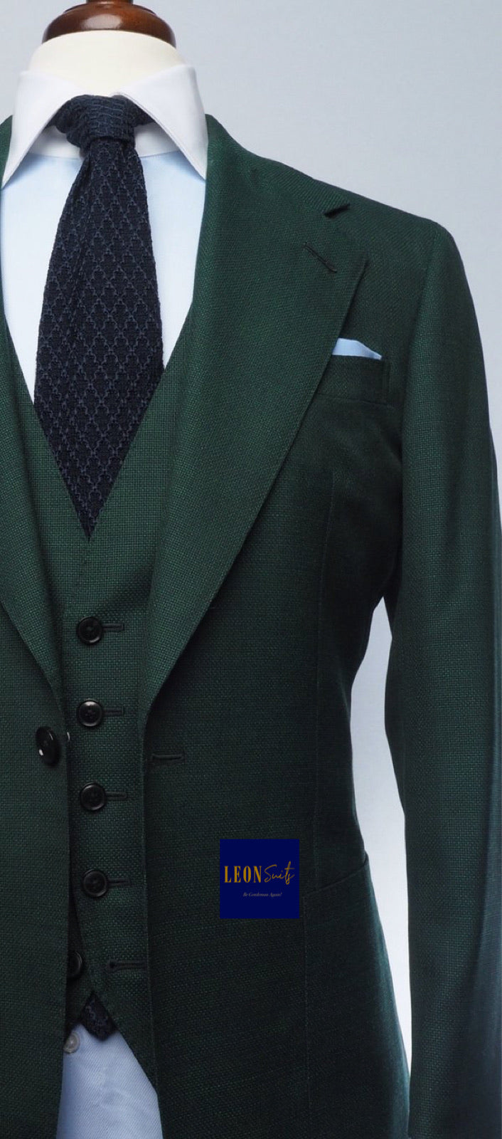 Premium Bespoke Green 3-Piece Suit